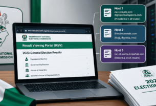 INEC quietly moves 2023 election results to new web servers, while links for three states remain on an old address.