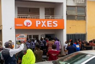 Furious investors storm PXES offices in Kogi and Adamawa states after the online money platform frozen withdrawals and stopped paying users.