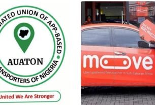 E-hailing drivers union AUATON praises Moove as the company exits Nigeria, handing over ₦35 billion worth of vehicles free to drivers.